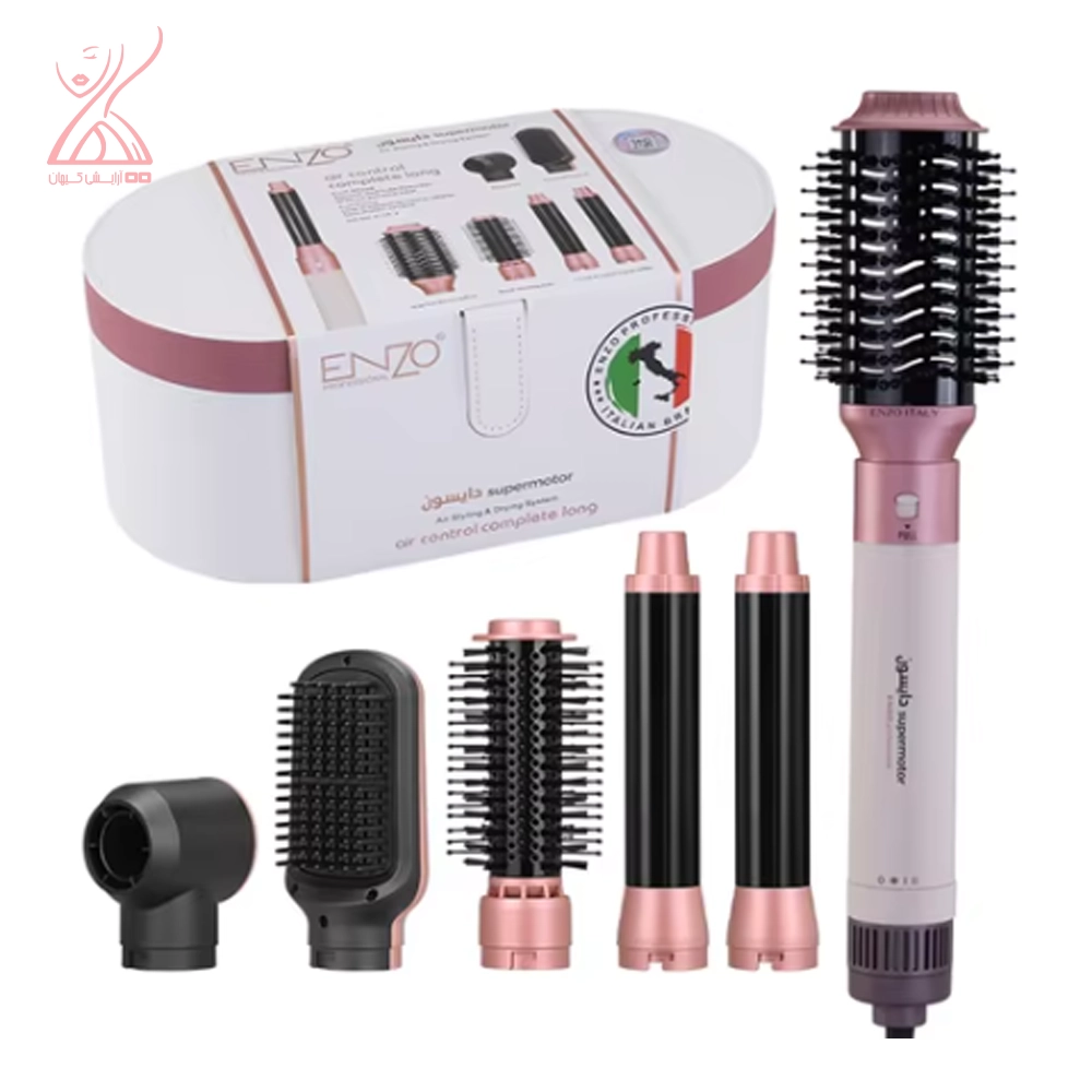 سشوار6 کاره انزو طرح دایسون Enzo Hair Dryer EN4133