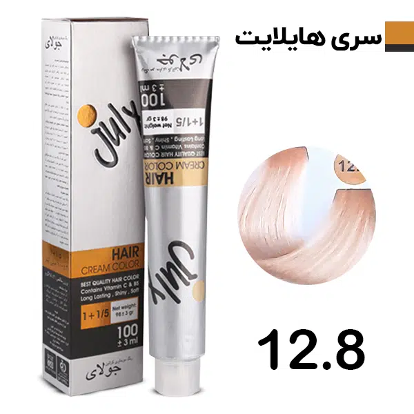 رنگ مو بلوند صحرایی جولای July شماره 12.8