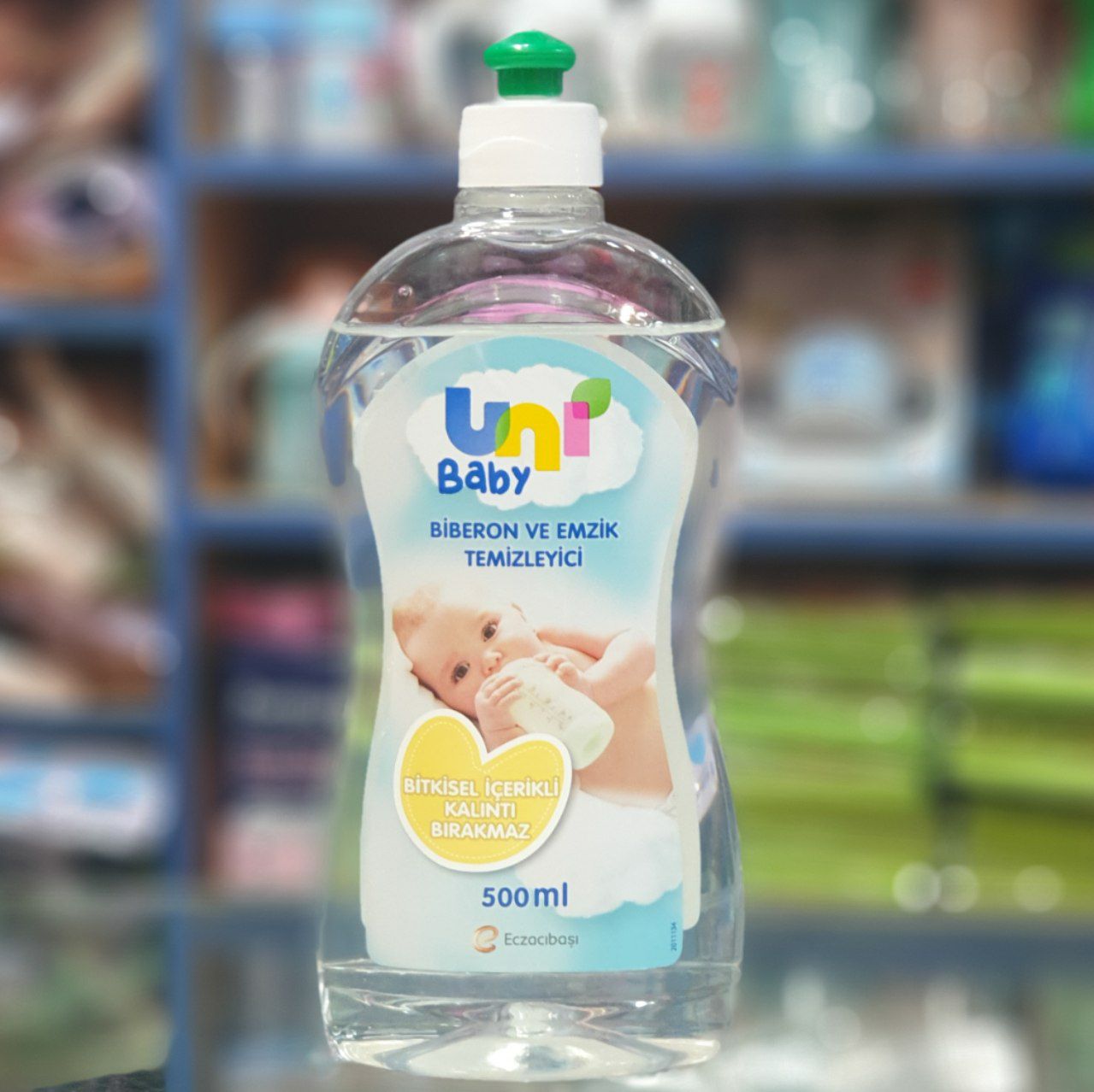 مایع ضدعفونی کننده شیشه شیر و پستانک یونی بیبی Uni Baby | 500 میلیلیتر