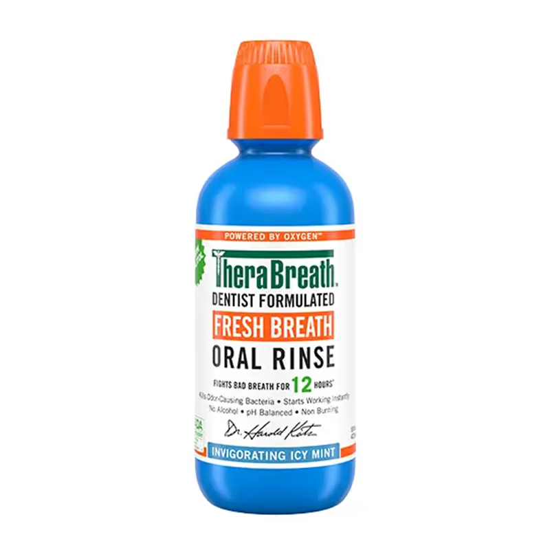 دهانشویه ضد بوی بد دهان ترا برث TheraBreath Dentist Formulated Fresh Breath Oral Rinse