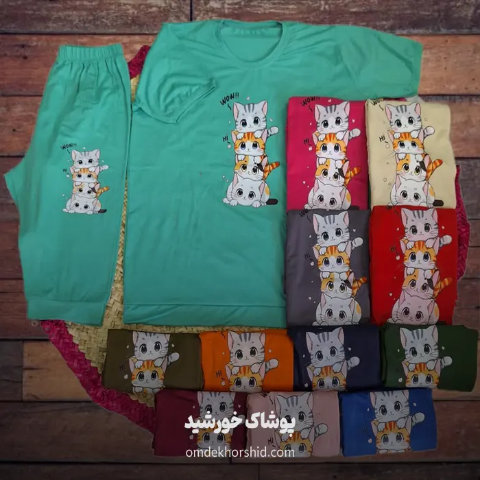 تیشرت شلوارک چاپی کد 3
