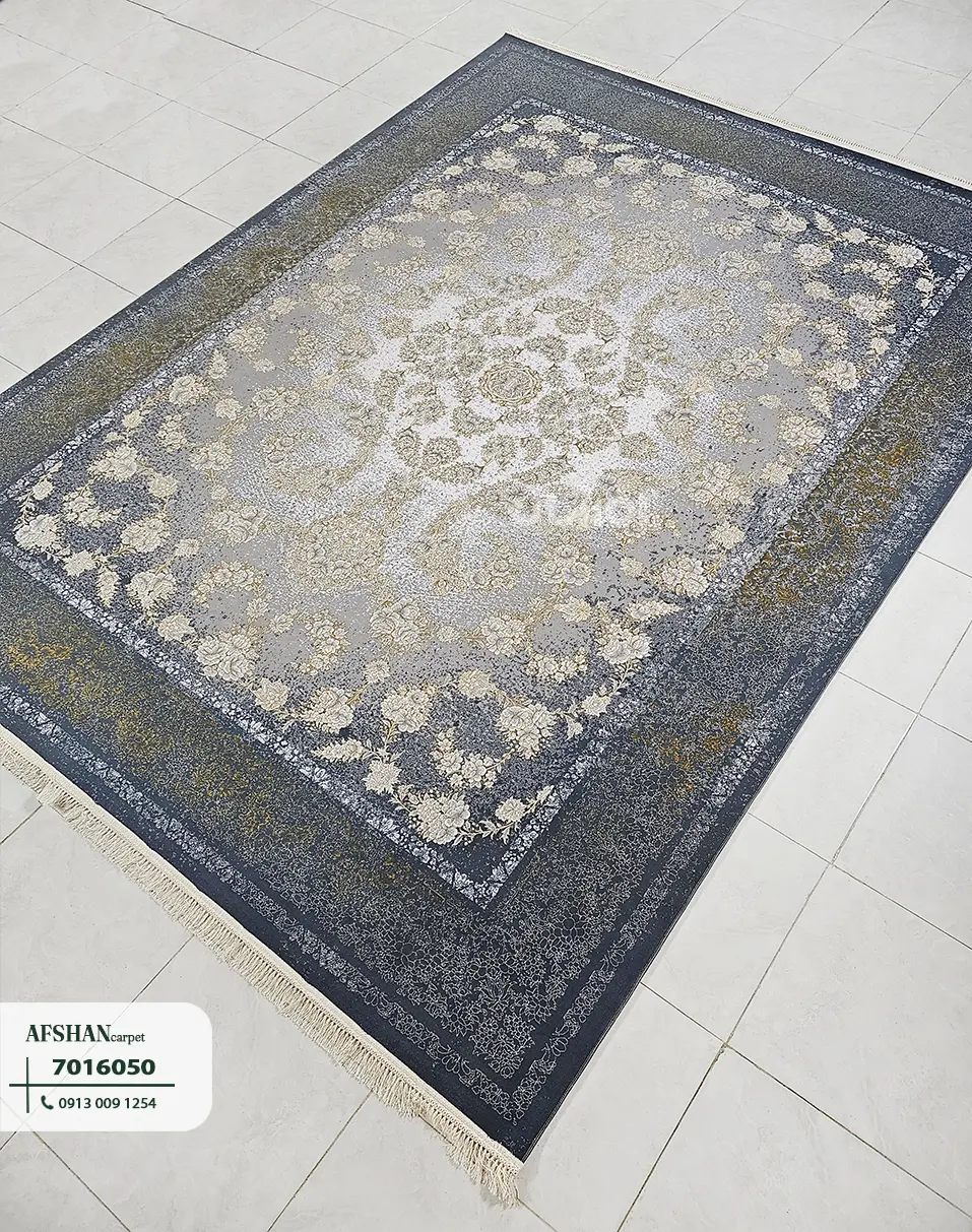 فرش 700 شانه آکرلیک طرح گندم کد 7016050 لیا