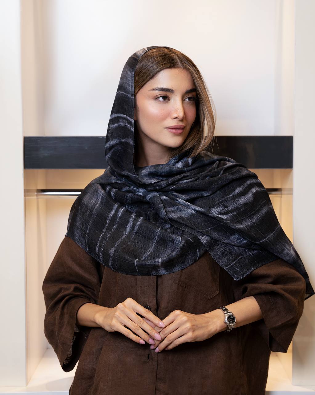 شال نخی (تِم رنگبندی)