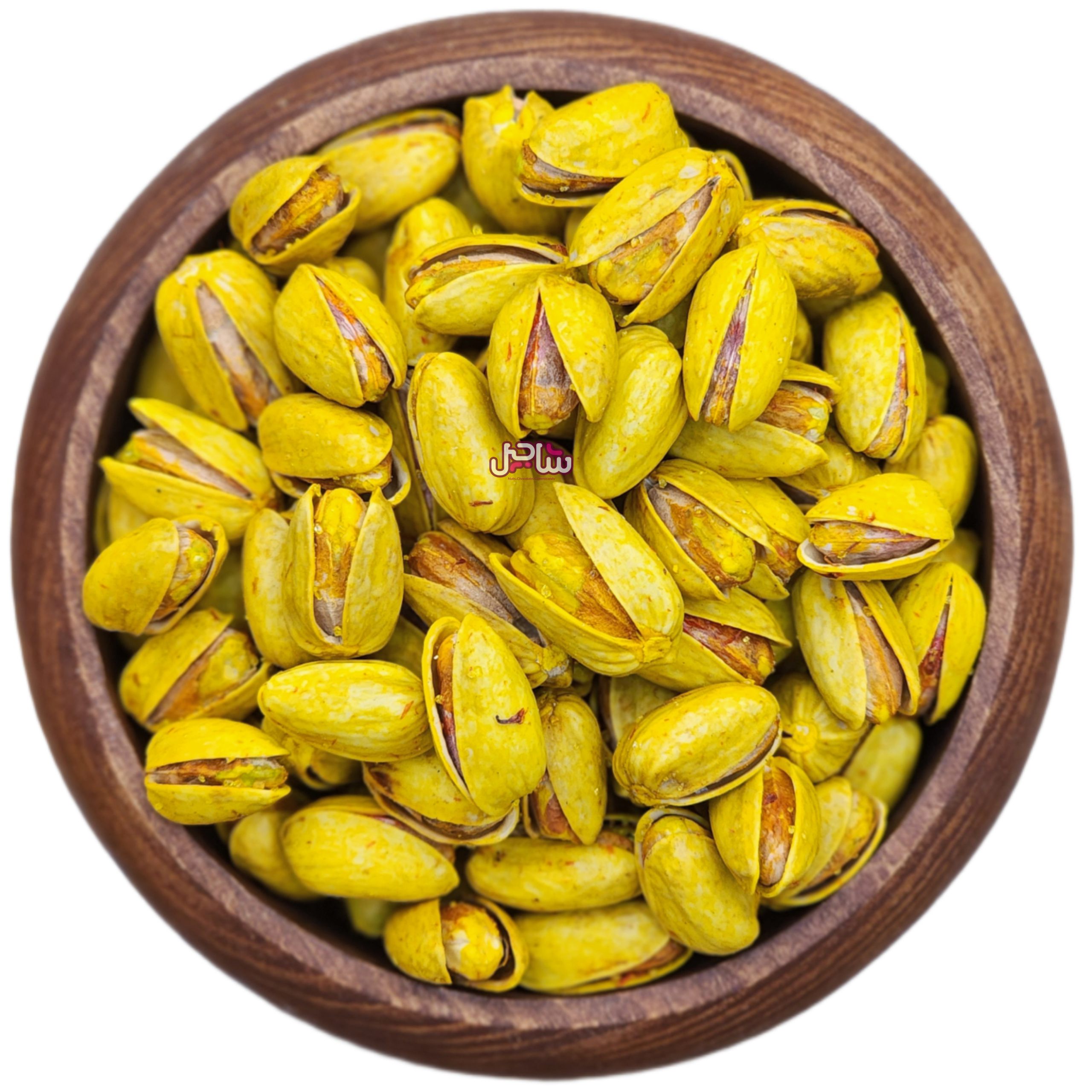 پسته اکبری شور زعفرانی