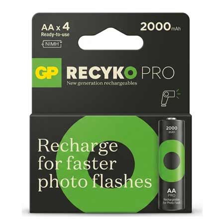 باتری قلمی شارژی پروفشنال 4 عددی (GP Recharge for endless phone calls)