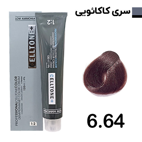 رنگ مو بلوند کاکائویی تیره سلتون پلاس شماره 6.64