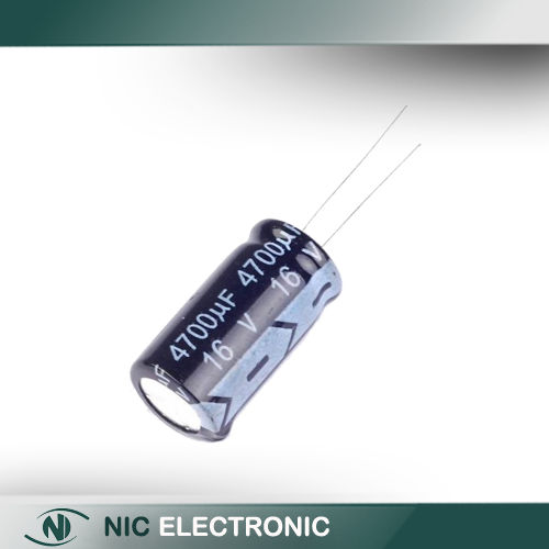 خازن الکترولیتی 4700UF16V-13X25-105C-BLACK