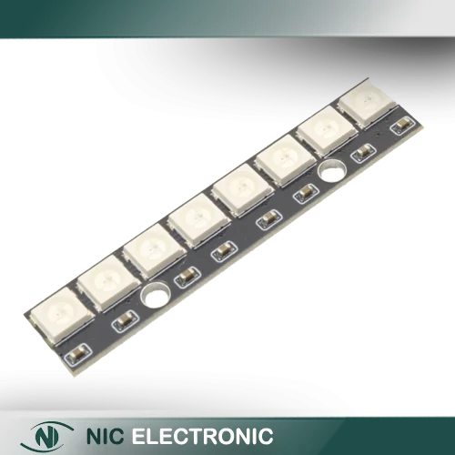 ماژول LED RGB خطی 8 تایی WS2812