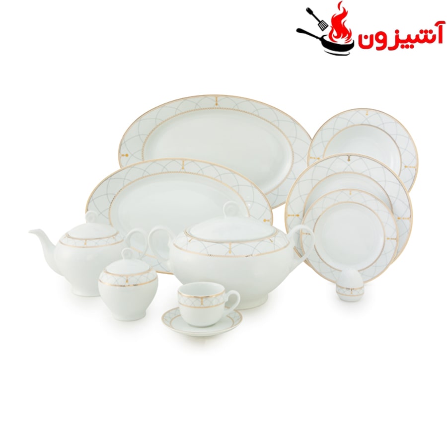 سرویس 102 پارچه 12 نفره طرح رومانا