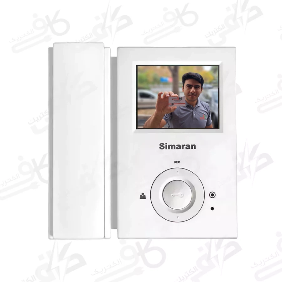 آیفون تصویری با مانیتور 3.5 اینچ حافظه دار سیماران مدل  HS-35/FLM
