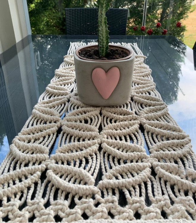 رانر مکرومه کد 144 برند گره چی و رنگ دلخواه