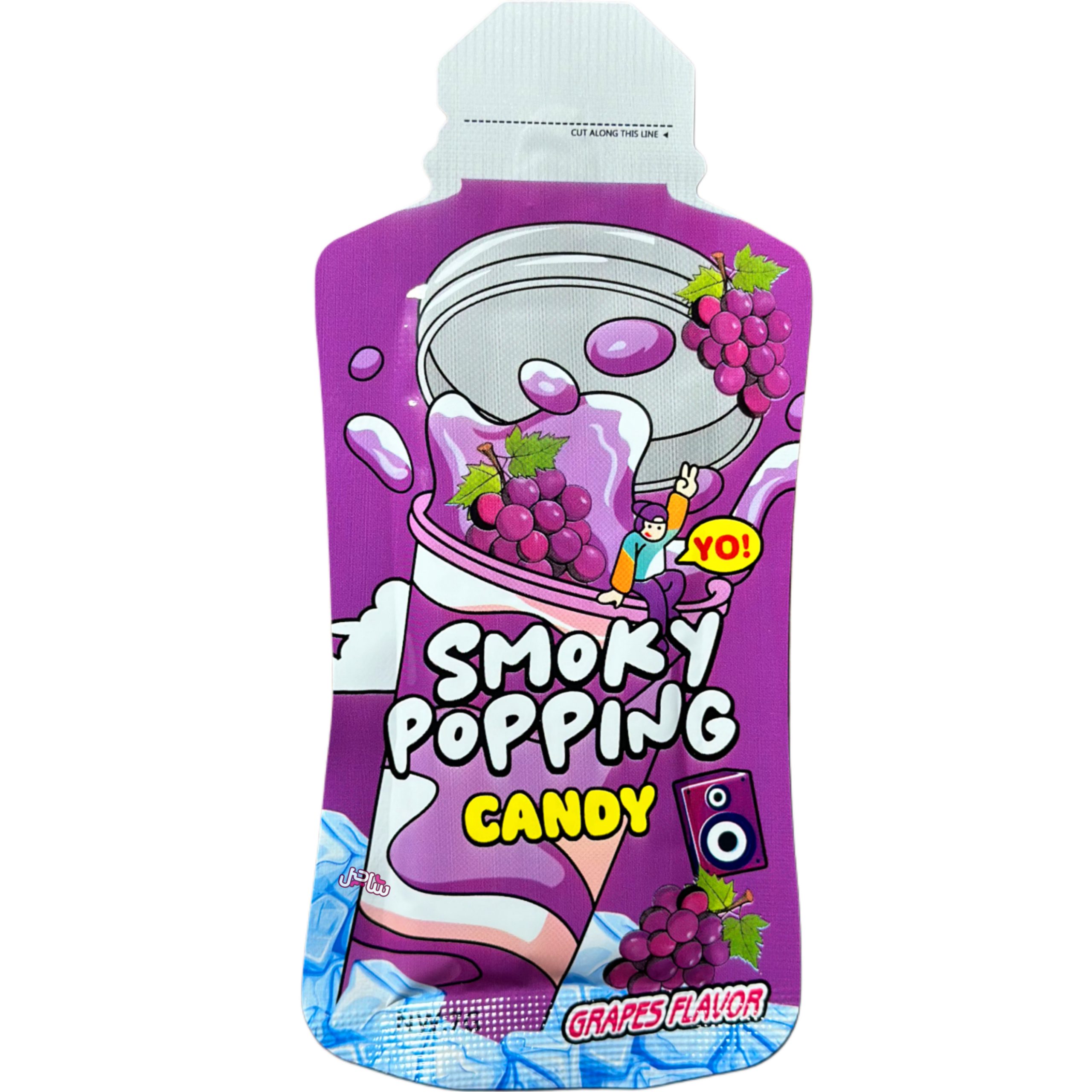 آبنبات دودزا پاپینگ (انگورx3)