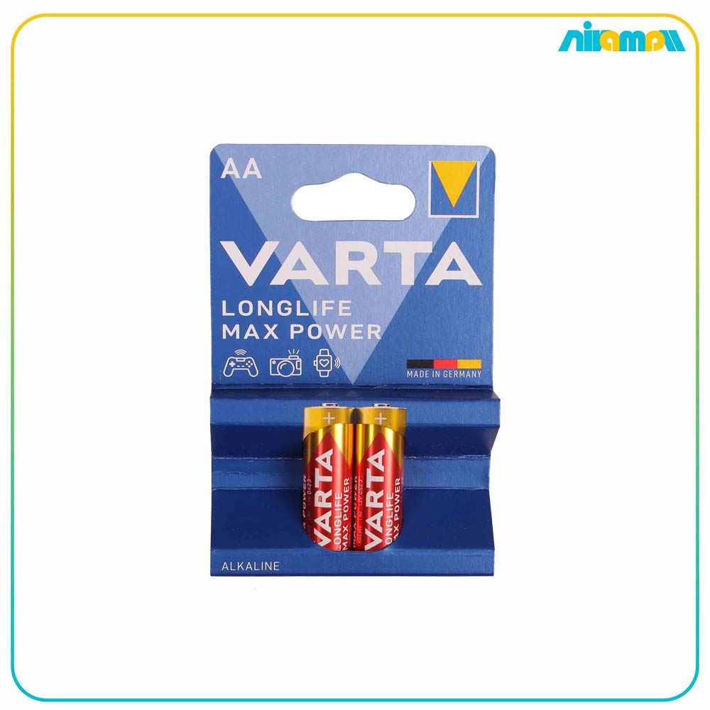 باتری قلمی وارتا مدل Longlife Max Power بسته 2 عددی