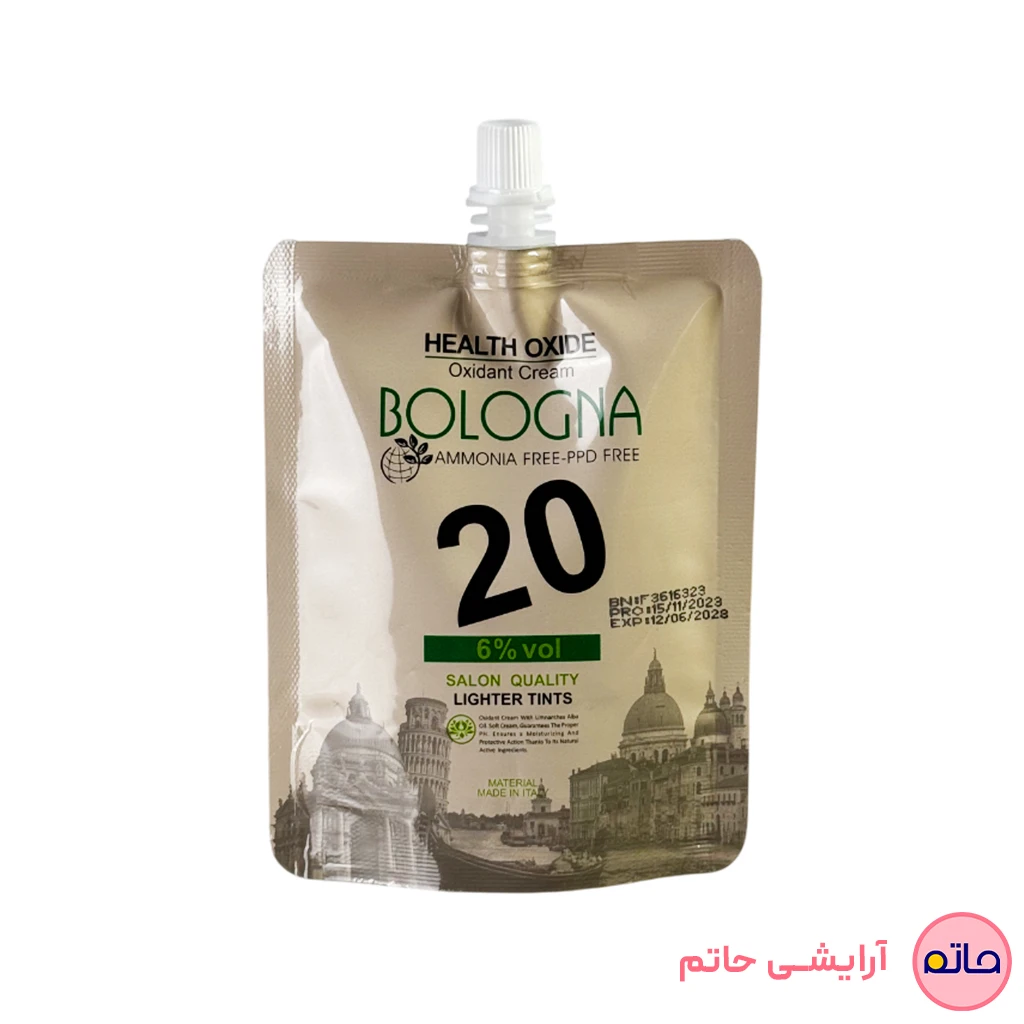 اکسیدان بلونیا ۶ درصد (بدون آمونیاک و گیاهی) حجم ۱۵۰ میلی لیتر