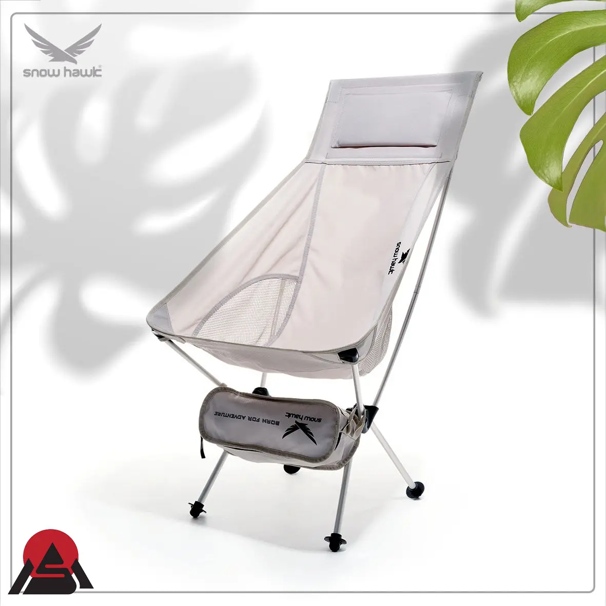 صندلی تاشو کمپینگ High-Back Ultralight Chair اسنوهاک کد SN-A9149