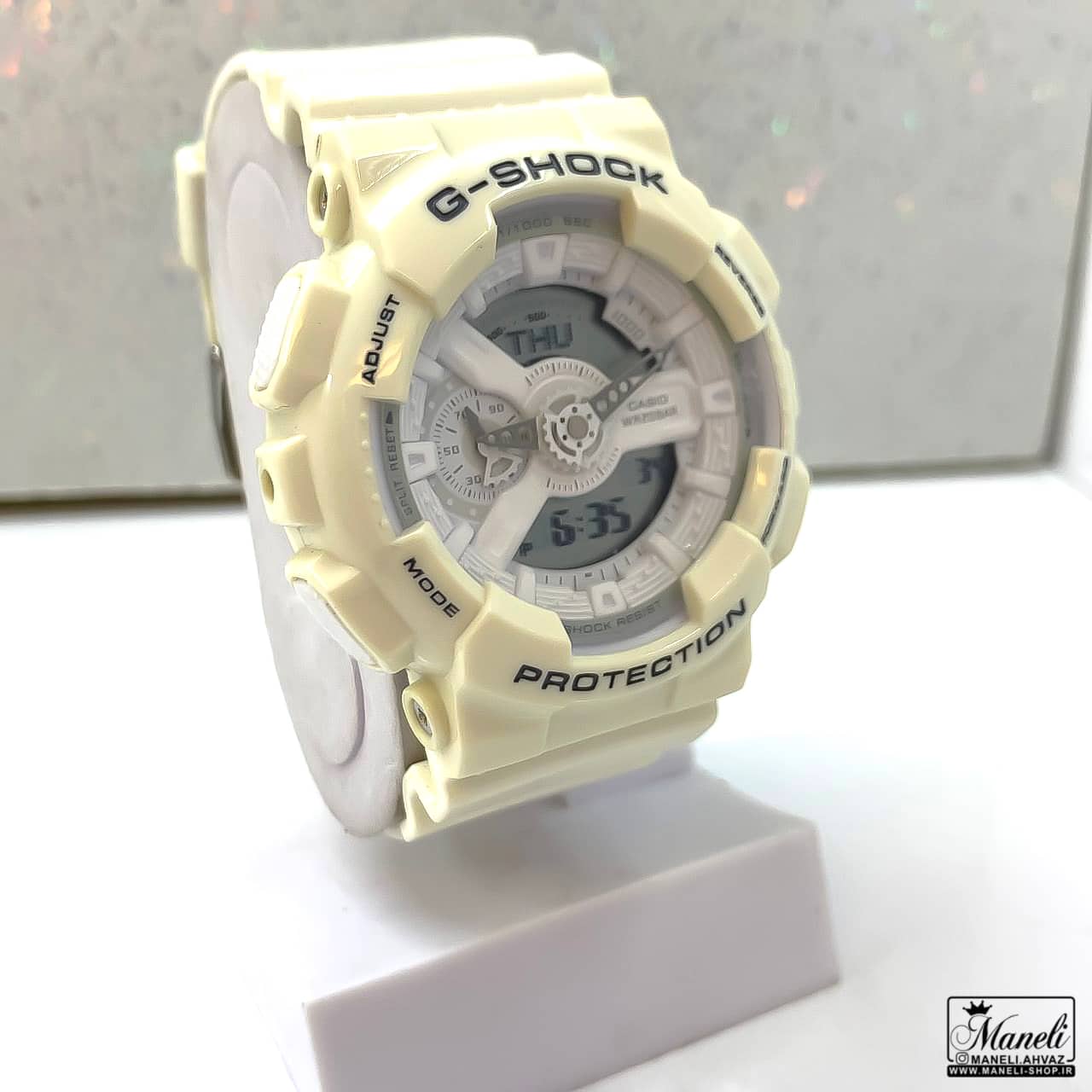 ساعت جی شاک سفید G-shock | اسپرت 14011222