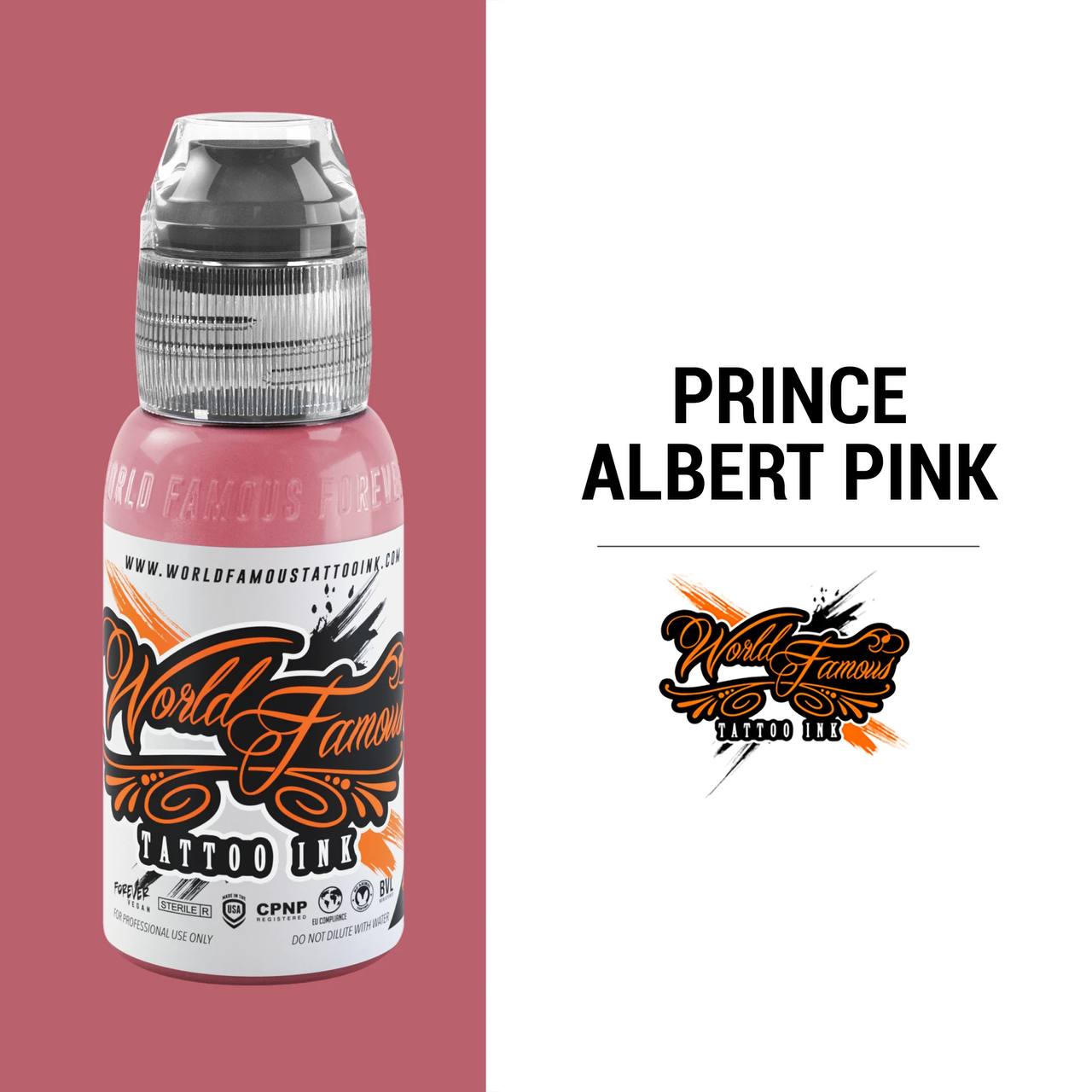 رنگ تاتو ورد فیمس PRINCE ALBERT PINK