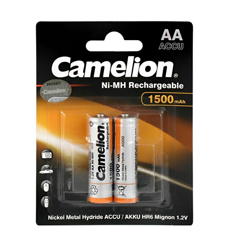 باتری قلمی کملیون مدل AlwaysReady AA 1500mAh دوتایی