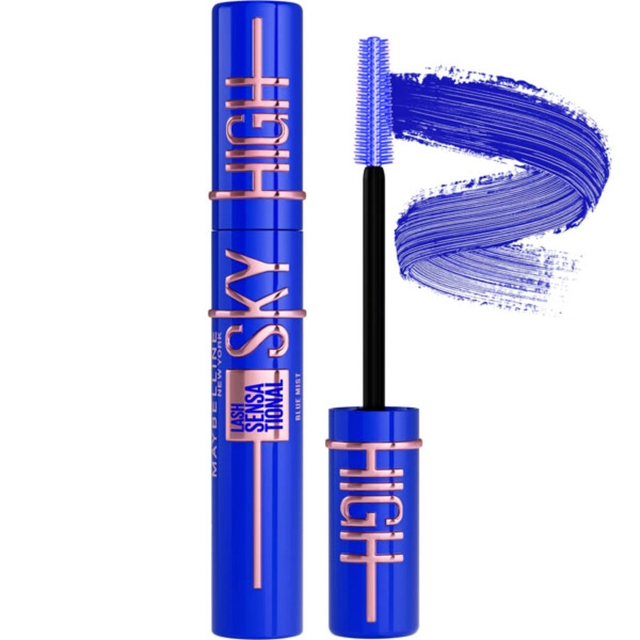 ریمل بلندکننده و حجم دهنده میبلین مدل اسکای های (رنگ آبی) Maybelline Lash Sensational Sky High Mascara Blue Mist