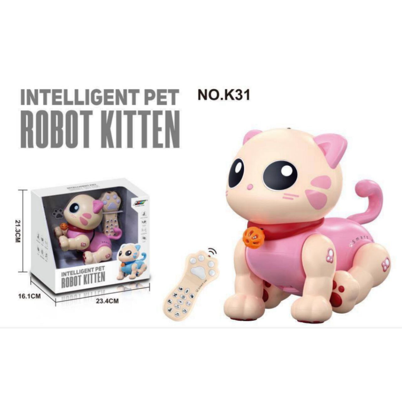 ربات گربه کنترلی شارژی ROBOT KITTEN