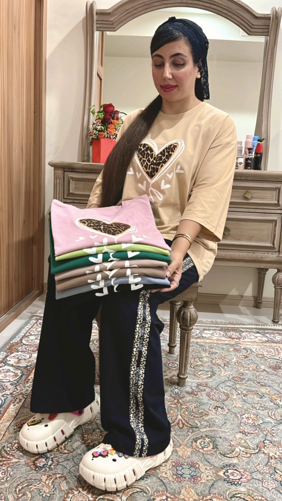ست قلبی پلنگی