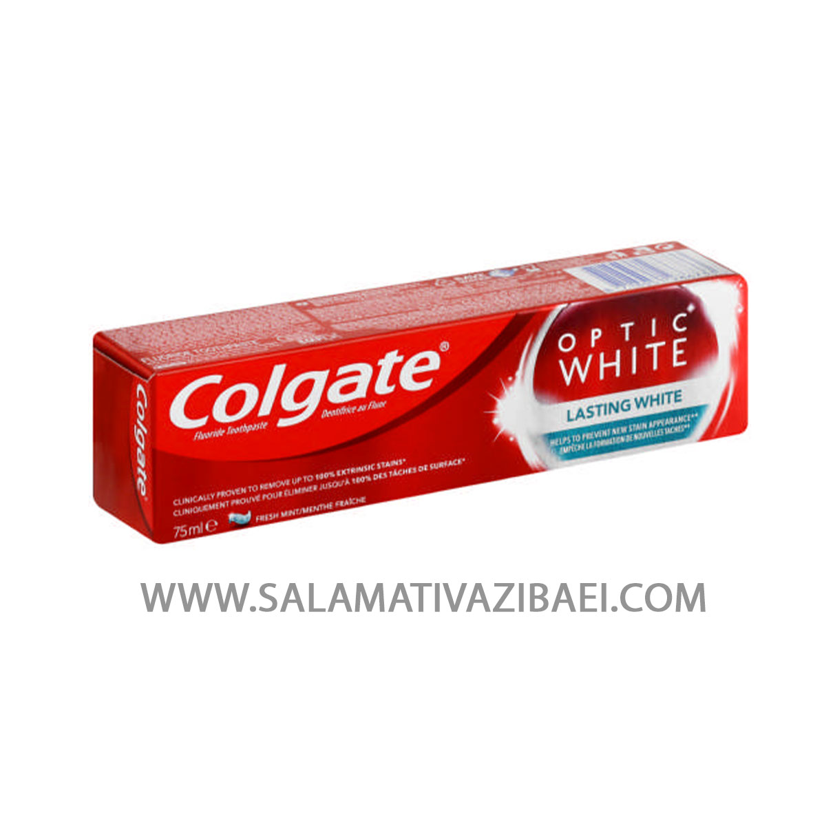 خمیر دندان Colgate مدل LASTING WHITE - OPTIC WHITE