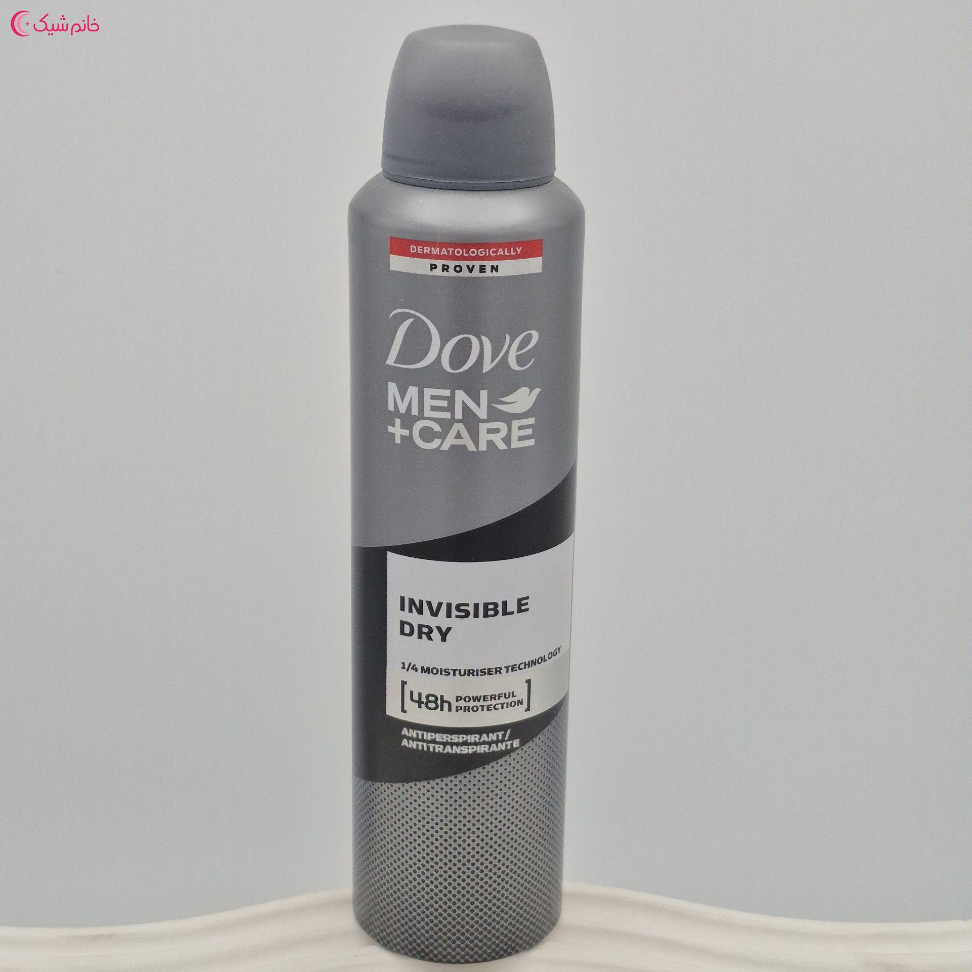اسپری داو اورجینال  مدل Invisible Dry حجم 250میلی لیتر (Dove)