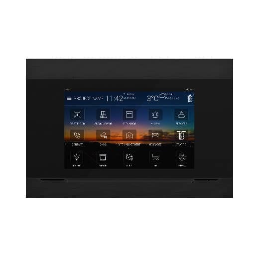 تاچ پنل Interra 4 - 7'' KNX - Black Acrylic
