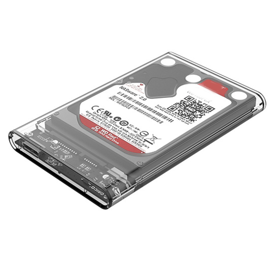 هارد اکسترنال باکس شفاف Type-C ظرفیت 2 ترابایت