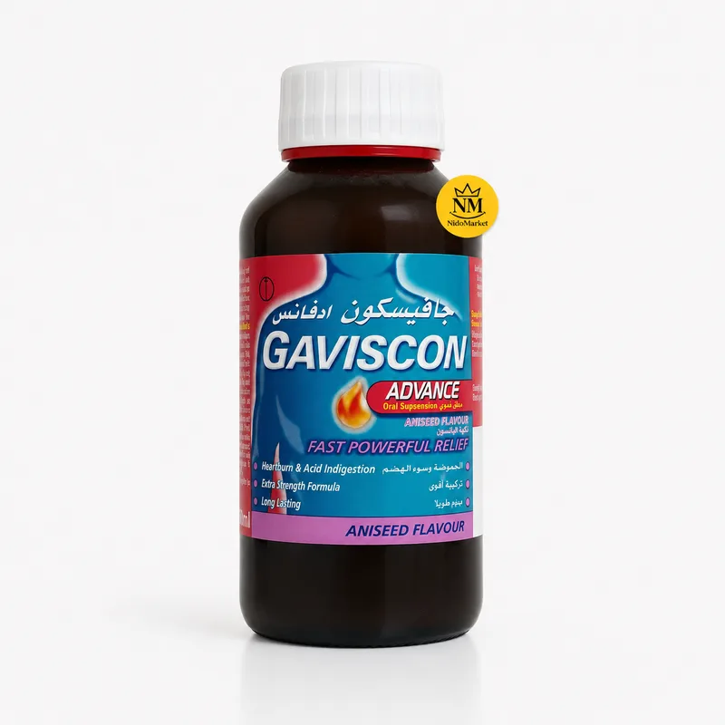 شربت گاویسکون ادونس طعم انیسون Gaviscon Advance - 300 میلی لیتر