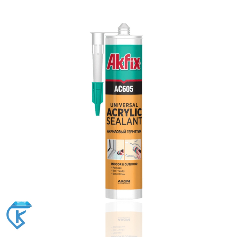 درزگیر آکریلیک کرم AC605 آکفیکس Akfix