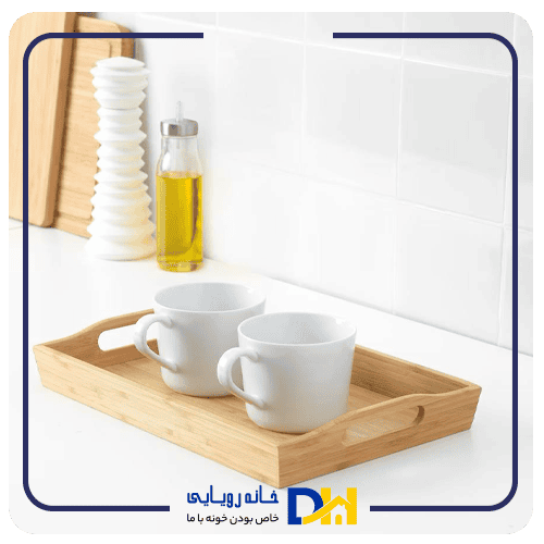 سینی بامبو دسته دار ایکیا FRUKTSKAL