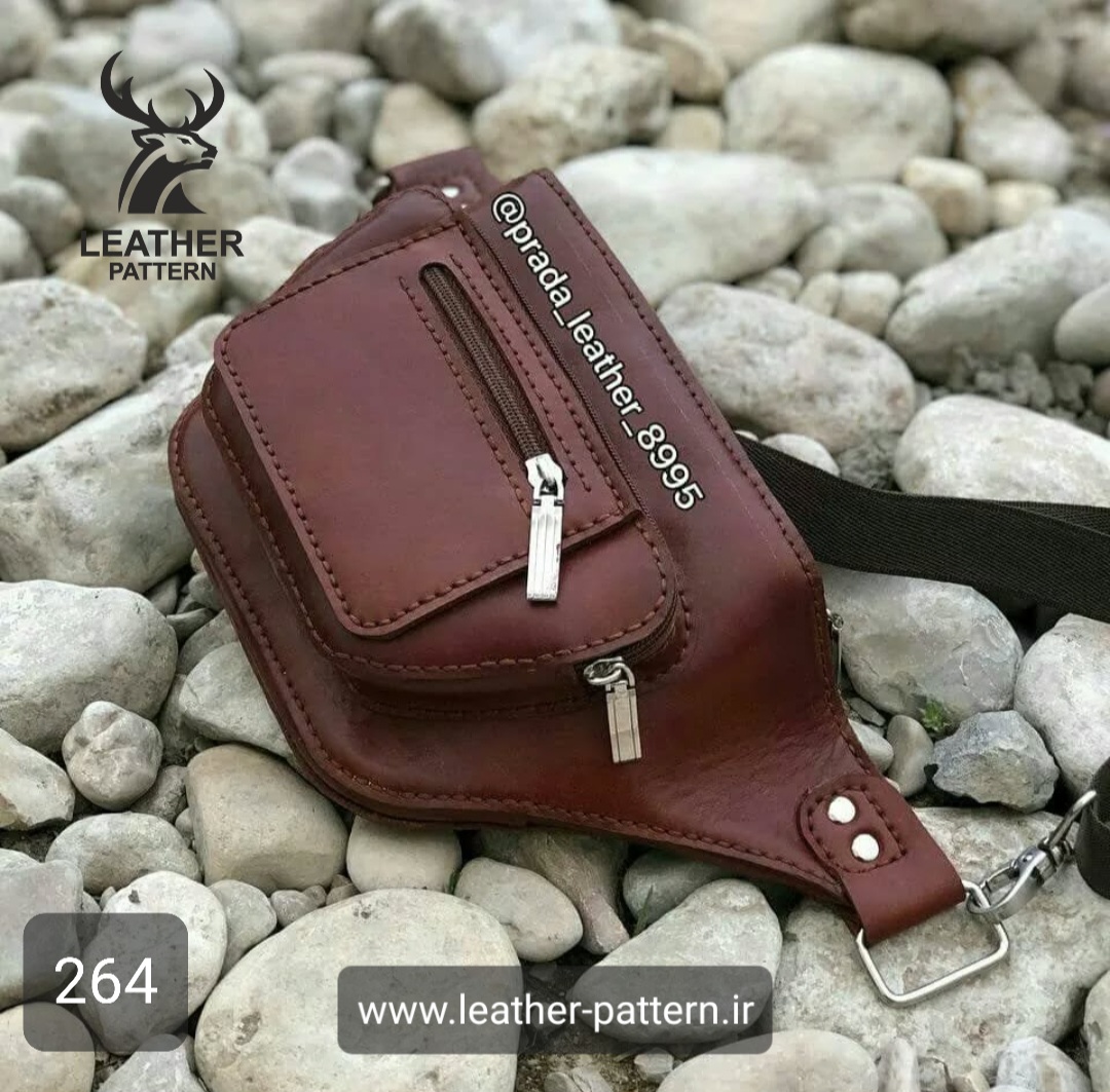 الگو کیف کمری چرم کد U-264