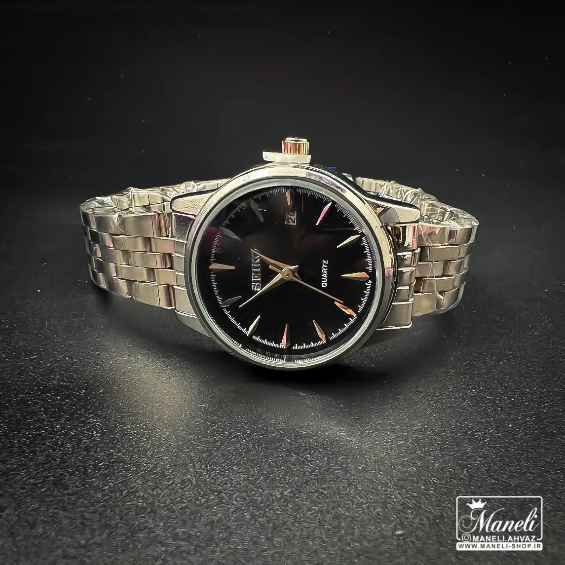 ساعت سیکو زنانه سیلور با صفحه مشکی (SEIKO)
