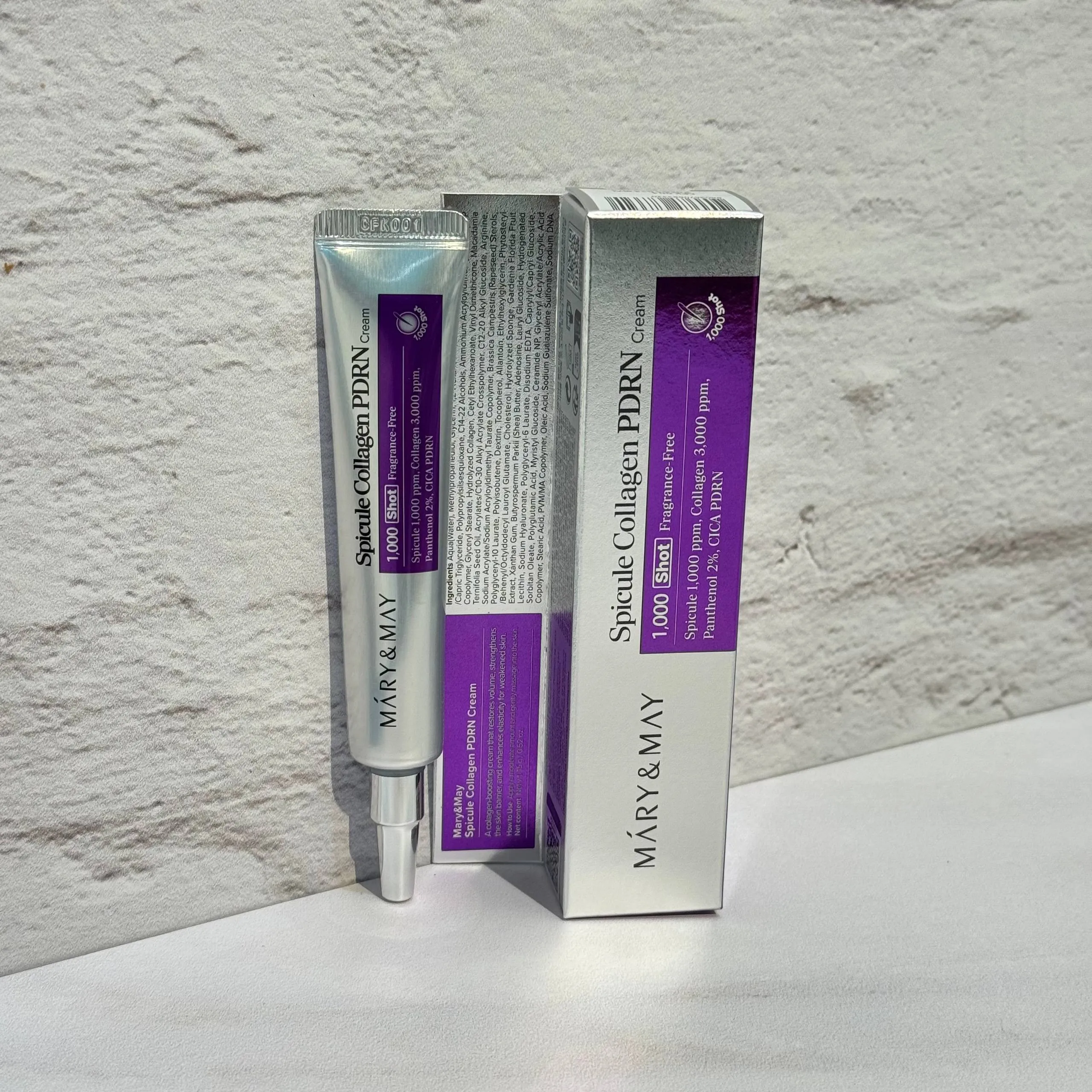 کرم اسپیکول کلاژن و PDRN مری اند می جوانساز ضد چروک و ترمیم کننده پوست Mary &amp; May Spicule Collagen PDRN Cream