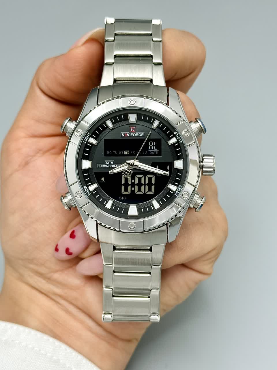 ساعت اورجینال مردانه دوزمانه نیوی فورس مدل NAVIFORCE NF9259-1