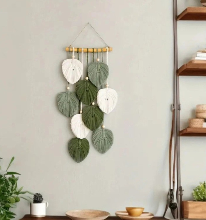 دیوارکوب مکرومه کد 381 برند گره چی و رنگ دلخواه