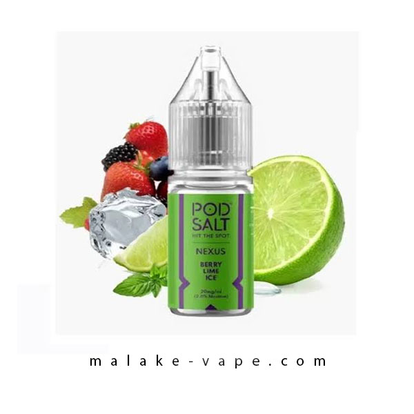 سالت توت فرنگی لیمو یخ پاد سالت (30میل) POD SALT NEXUS BERRY LIME ICE