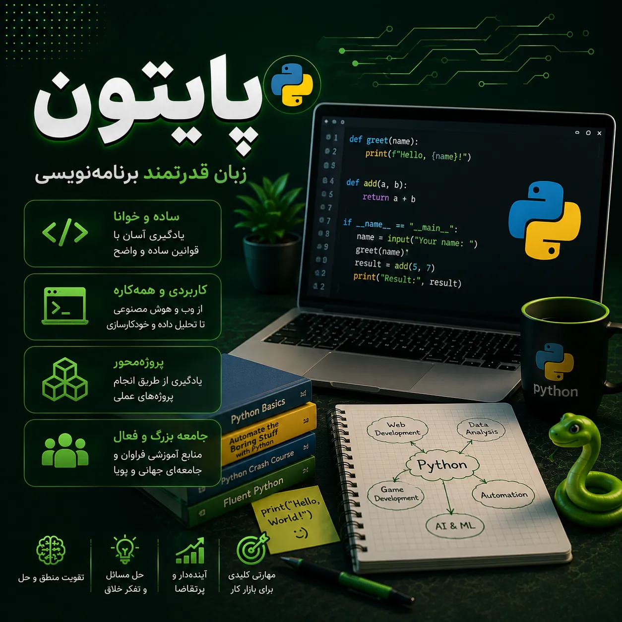 کلاس برنامه نویسی پایتون