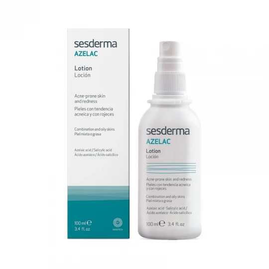 لوسیون ضد جوش سسدرما آزلاک ۱۰۰ میل مناسب سر، صورت و بدن Sesderma Azelac Lotion