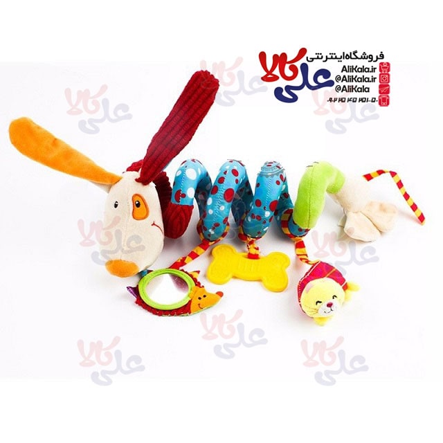 آویز تخت و کریر طرح سگ هپی مانکی Happy monkey toys