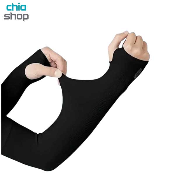 ساق دست ورزشی فینگردار Let's Slim