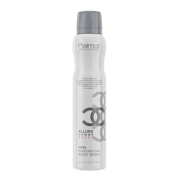 اسپری بدن مردانه پالمور مدل Allure Homme