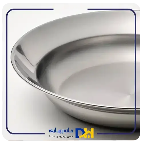 بشقاب غذاخوری،خورش،پیش دستی۲تایی استیل ایکیا GRILLTIDER