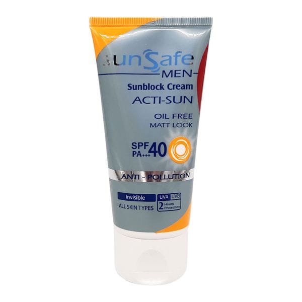 ضد آفتاب فاقد چربی آقایان SPF40 سان سیف