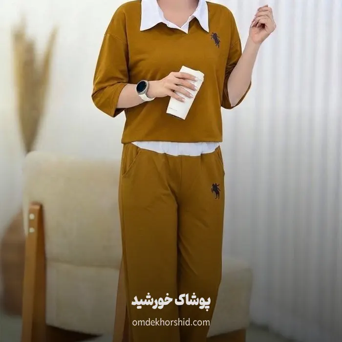 ست پلوشرت شلوار ادایی