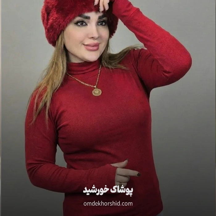 بلوز یقه اسکی فینگر دار