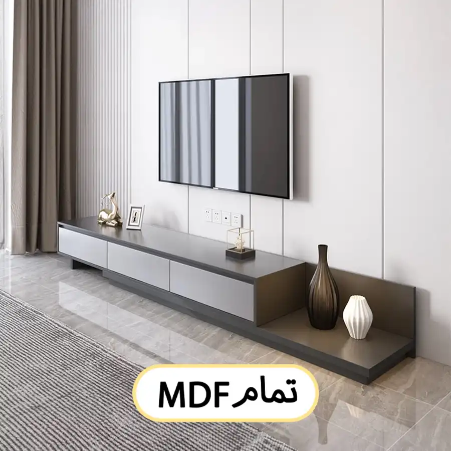 میز تلویزیون مدل متحرک کد 000118 تمام MDF