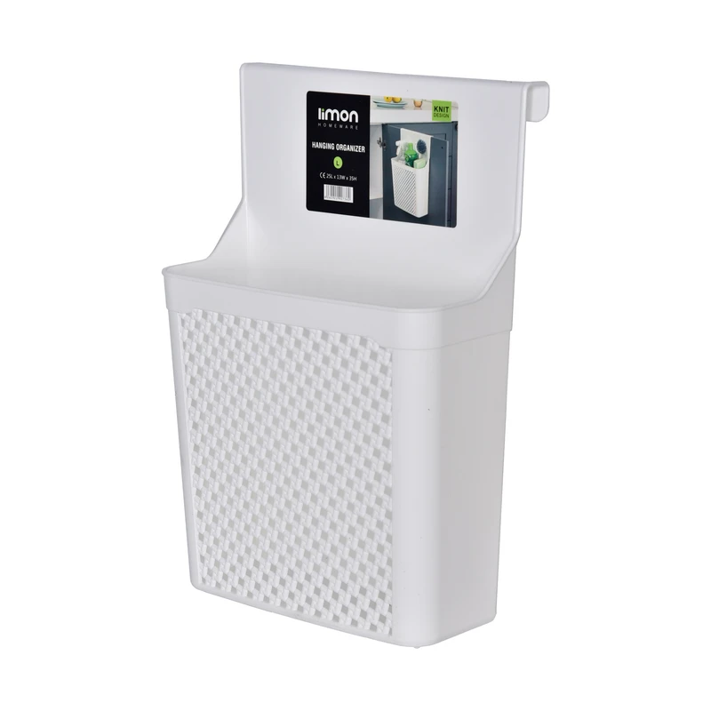 آویز کابینتی بزرگ طرح بافت لیمون مدل الوان کد 213335 - سفید
