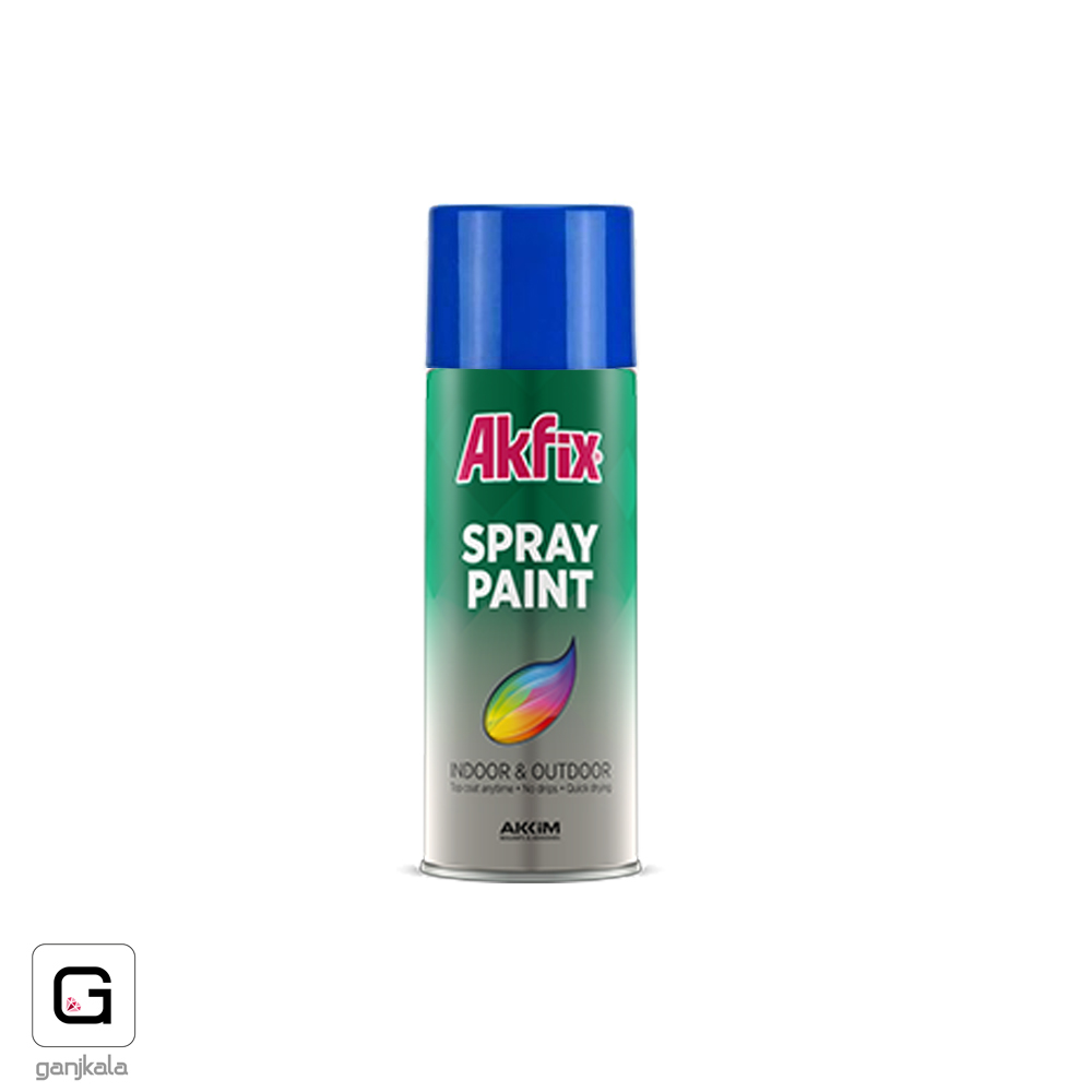 رنگ اسپری آبی Akfix آکفیکس RAL 5010